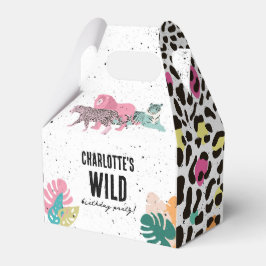 Caja Para Regalos Nacimiento Salvaje Fiesta de Nacimiento Jungla Ani