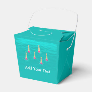 Caja Para Regalos Nadadores Artísticos - Nadando Bajo El Agua