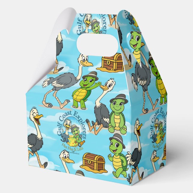 Caja Para Regalos Nae Nae & Lulu Adventures Favor Box (Reverso )