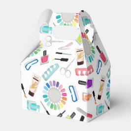 Caja Para Regalos Nails Manicure Pedicure Mani Pedi Girls Birthday