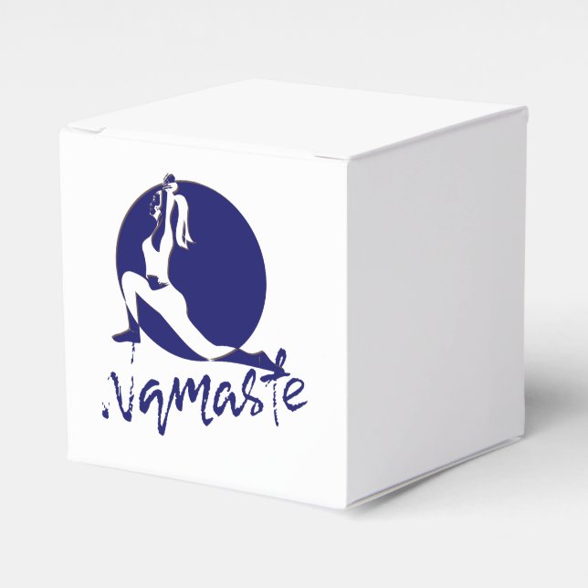 Caja Para Regalos Namaste, yoga (Costado Anverso)