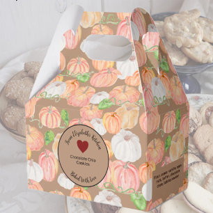 Caja Para Regalos Naranja Calabazas Regalos Horneados Con Ingredient