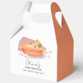 Caja Para Regalos Naranja Cutie Pie Flower Fall Baby Shower