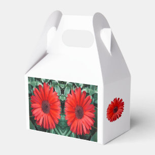 Caja Para Regalos Naranja Daisy Favor Box