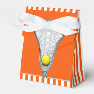 Caja Para Regalos Naranja de Lacrosse Team