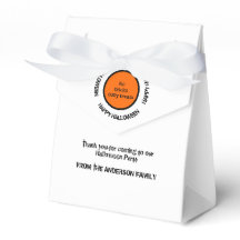 Naranja de tipografía moderna Black Happy Hallowee