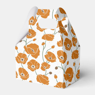 Caja Para Regalos Naranja del campo de los cachorros