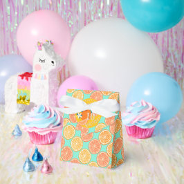 Caja Para Regalos Naranja Fruity Birthday Blue