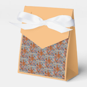 Caja Para Regalos Naranja Gecko