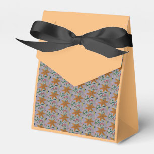 Caja Para Regalos Naranja Lily