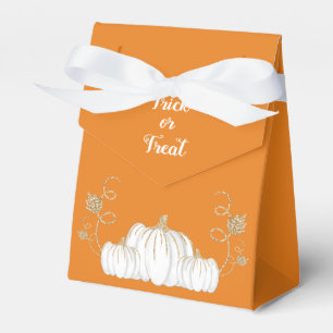 Caja Para Regalos Naranja Lindo Truco o Trato Calabaza Halloween
