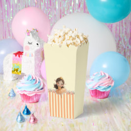 Caja Para Regalos Naranja Little Princess Ball Favor Box