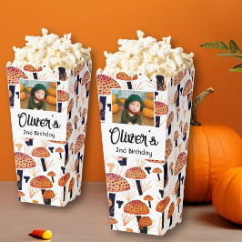 Caja Para Regalos Naranja Mushroom Fall Photo Birday Party