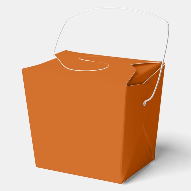 Caja Para Regalos Naranja quemado (Anverso)