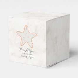 Caja Para Regalos Naranja Rustic Starfish Boda