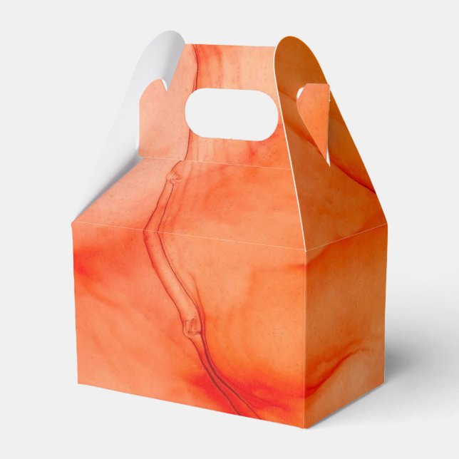 Caja Para Regalos Naranja Sherbet (Front Side)