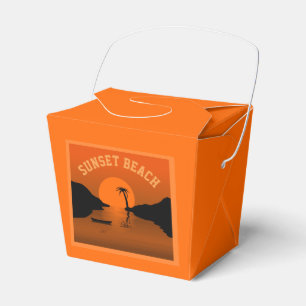Caja Para Regalos Naranja Tropical de Sunset Beach