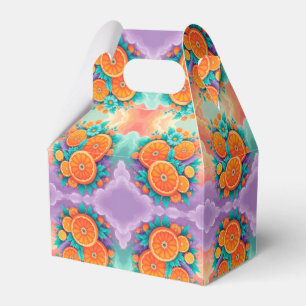 Caja Para Regalos Naranjas coloridos