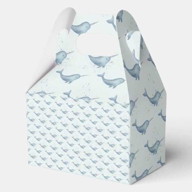 Caja Para Regalos Narwhal de Sea Unicorn (Anverso)