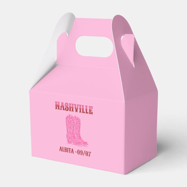 Caja Para Regalos nash nash pink cowgirl boots (Front Side)