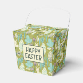 Caja Para Regalos Naturaleza del conejo de primavera