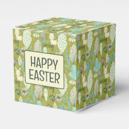 Caja Para Regalos Naturaleza del conejo de primavera