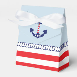Caja Para Regalos Nautical Baby Shower Patriotic Anchor Gracias