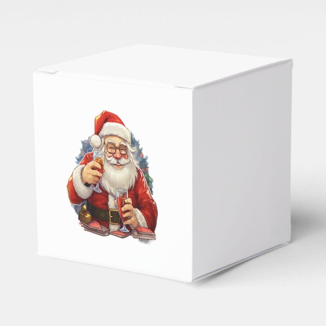 Caja Para Regalos Navidad (Costado Anverso)
