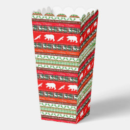 Caja Para Regalos Navidad en el bosque