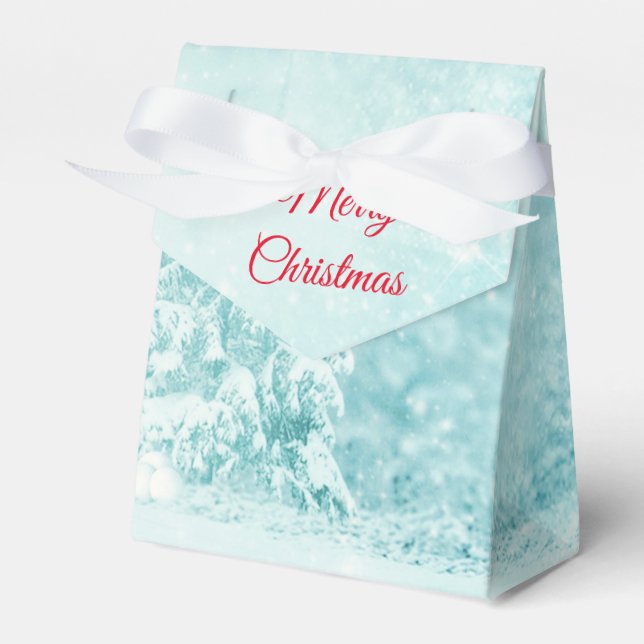 Caja Para Regalos Navidad Feliz personalizada (Front Side)