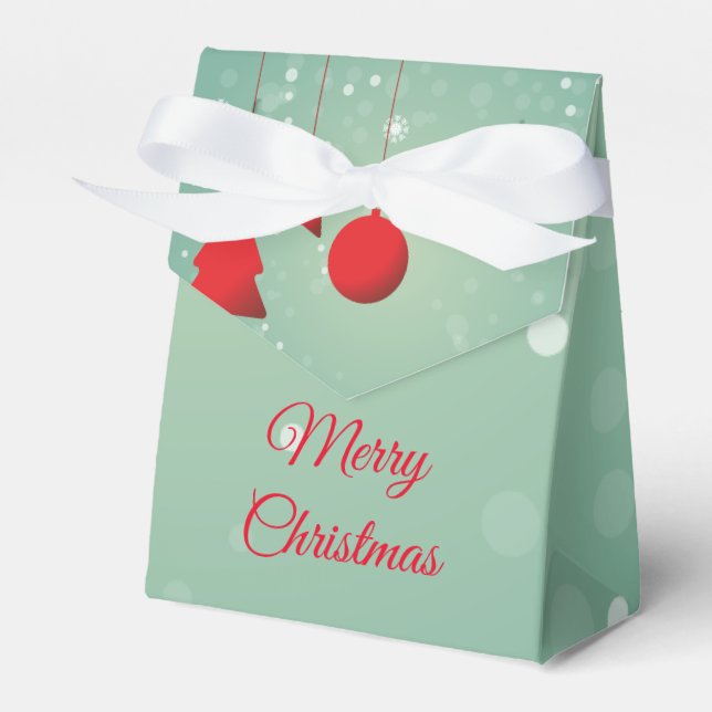 Caja Para Regalos Navidad Feliz personalizada (Front Side)