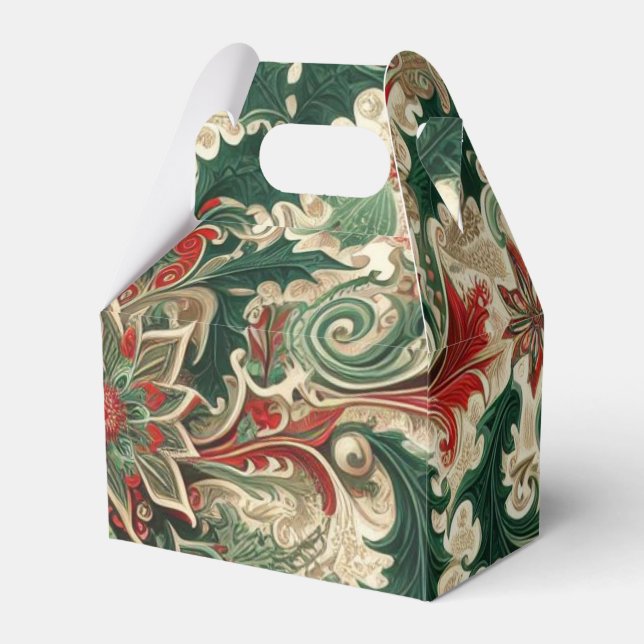 Caja Para Regalos Navidad victoriana/clásica/vintage (Front Side)