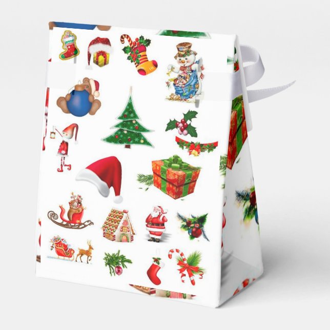 Caja Para Regalos Navidades (Reverso)