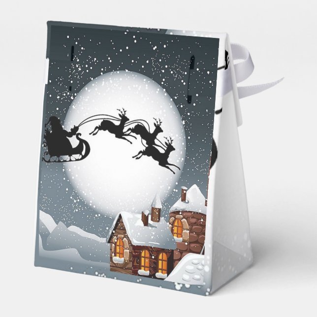 Caja Para Regalos Navidades (Reverso)