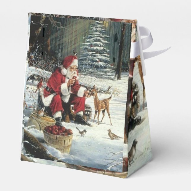 Caja Para Regalos Navidades (Reverso)