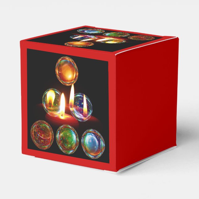 Caja Para Regalos Navidades 024 (Reverso Costado)