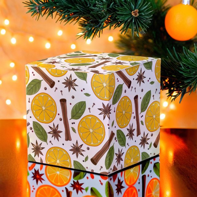Caja Para Regalos Navidades blanco picante de vino (Christmas mulled wine spicy white favor boxes
)