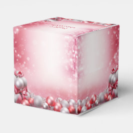 Caja Para Regalos Navidades blancos rosados Bolas de regalo de vacac