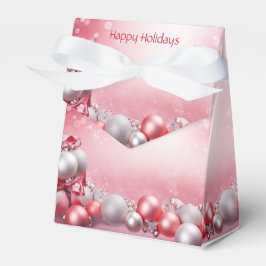 Caja Para Regalos Navidades blancos rosados Bolas de regalo de vacac