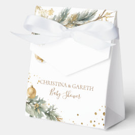 Caja Para Regalos Navidades Boho Merry Little Baby Shower