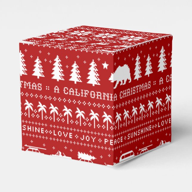Caja Para Regalos Navidades californianos celebran fiesta con Navida (Costado Anverso)