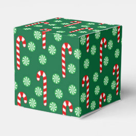 Caja Para Regalos Navidades Candy Candy Verde Rojo