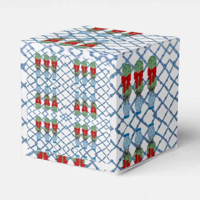 Caja Para Regalos Navidades Chinoiserie Bamboo Topiaries Topiary (Reverso Costado)
