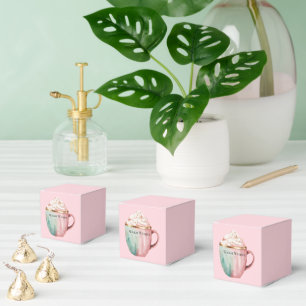Caja Para Regalos Navidades Cocoa Gold Rubor Pink Mint Warm Wiers