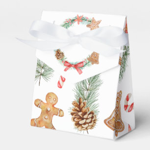 Caja Para Regalos Navidades Cookie Wreath Baby Shower