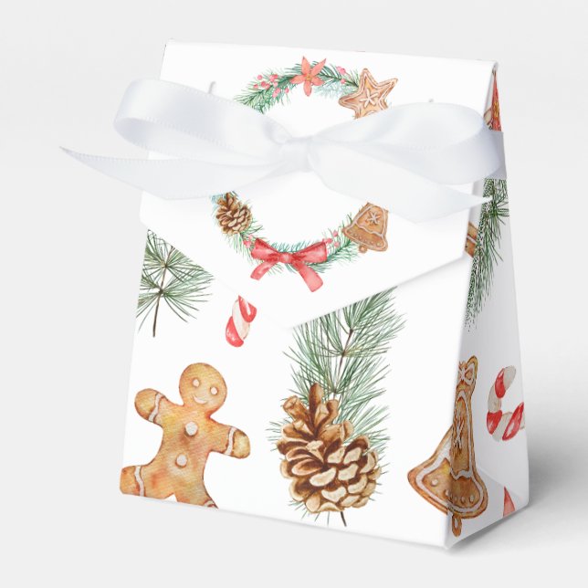 Caja Para Regalos Navidades Cookie Wreath Baby Shower (Front Side)