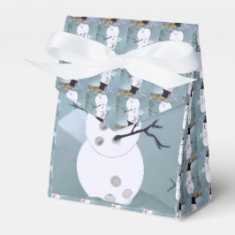 Caja Para Regalos Navidades de Bowling Ball Snowman
