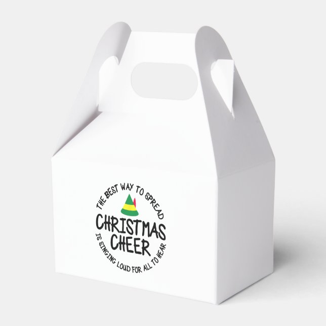 Caja Para Regalos Navidades de Buddy Elf Cheer 2022 (Front Side)