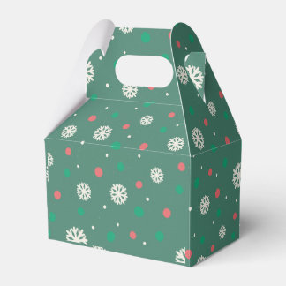 Caja Para Regalos Navidades de copos de nieve ligeros de invierno co