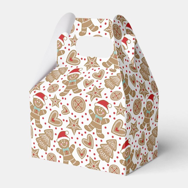 Caja Para Regalos Navidades de Cuta Gingerbread (Front Side)